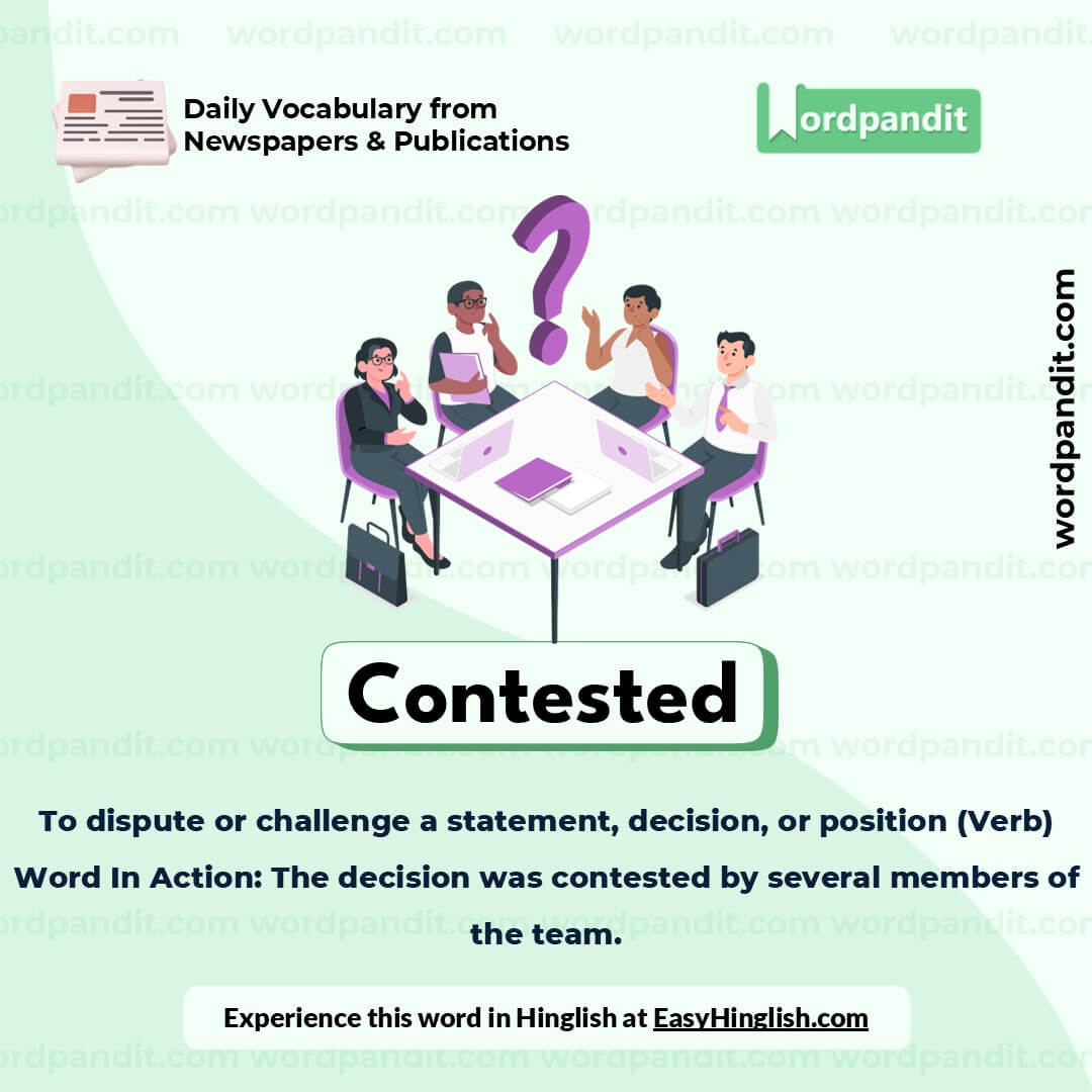 Contested Vocabulary Post Contested Vocabulary Post