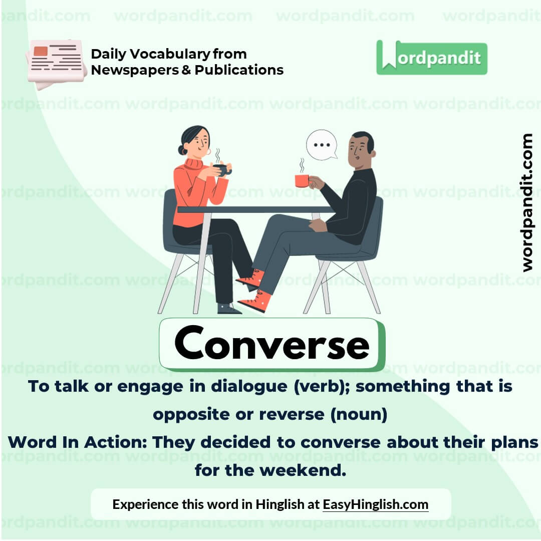 Converse Vocabulary Picture Converse Vocabulary Picture