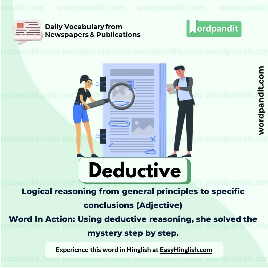 Deductive Vocabulary Picture Deductive Vocabulary Picture