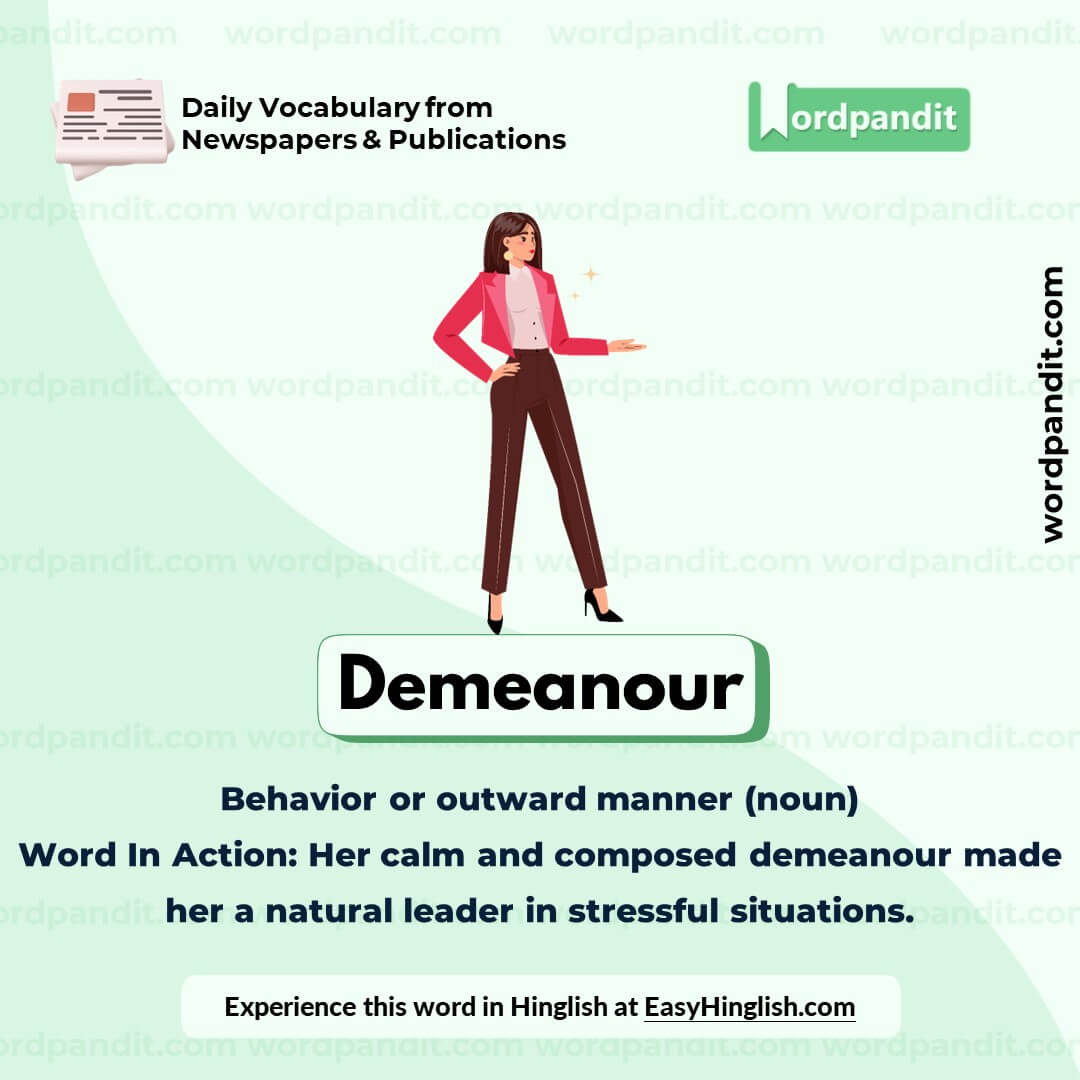 Demeanour Vocabulary Post Demeanour Vocabulary Post