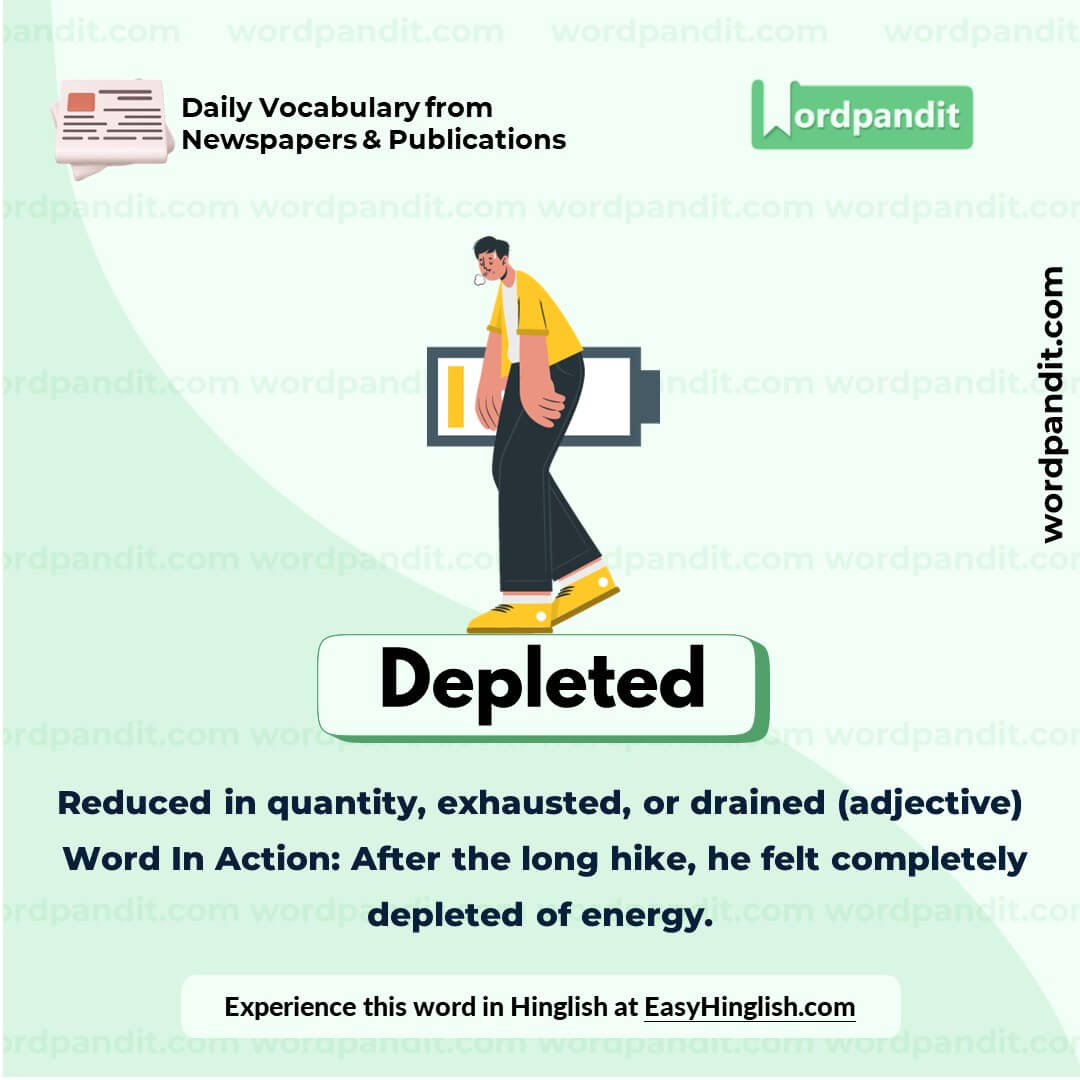 Depleted Vocabulary Picture Depleted Vocabulary Picture