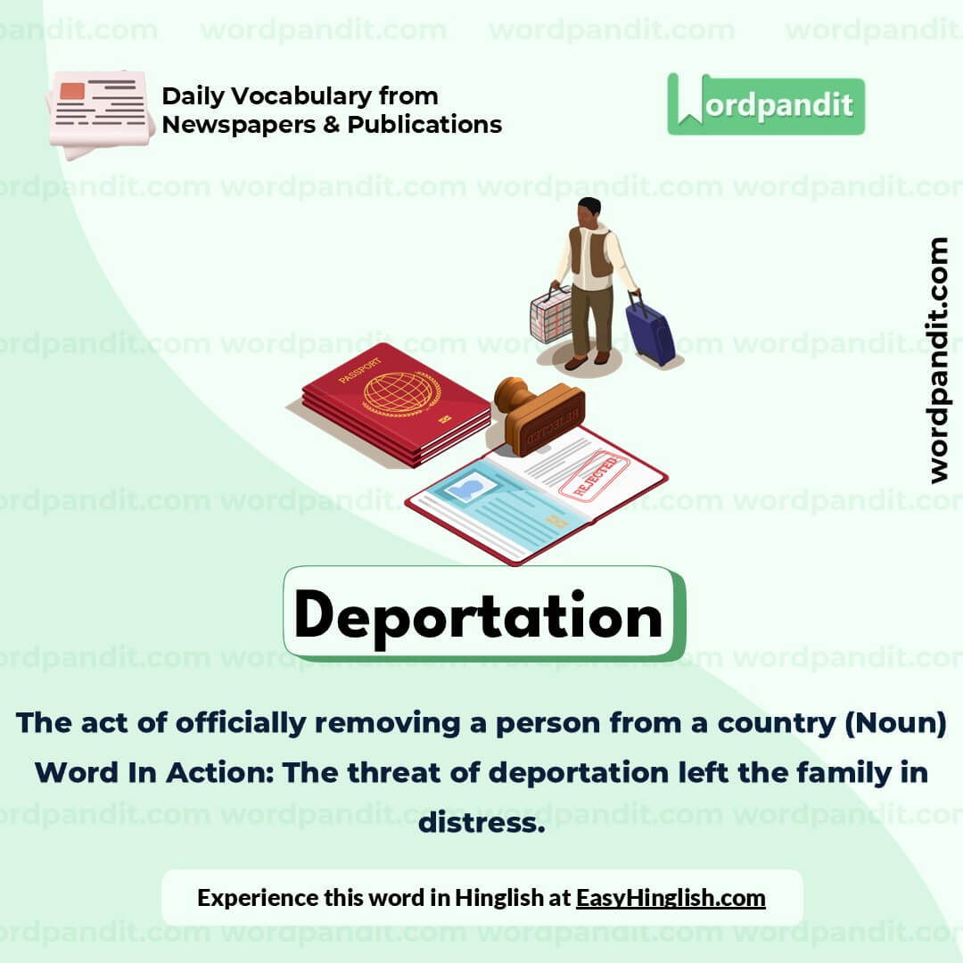 Deportation Vocabulary Post Deportation Vocabulary Post