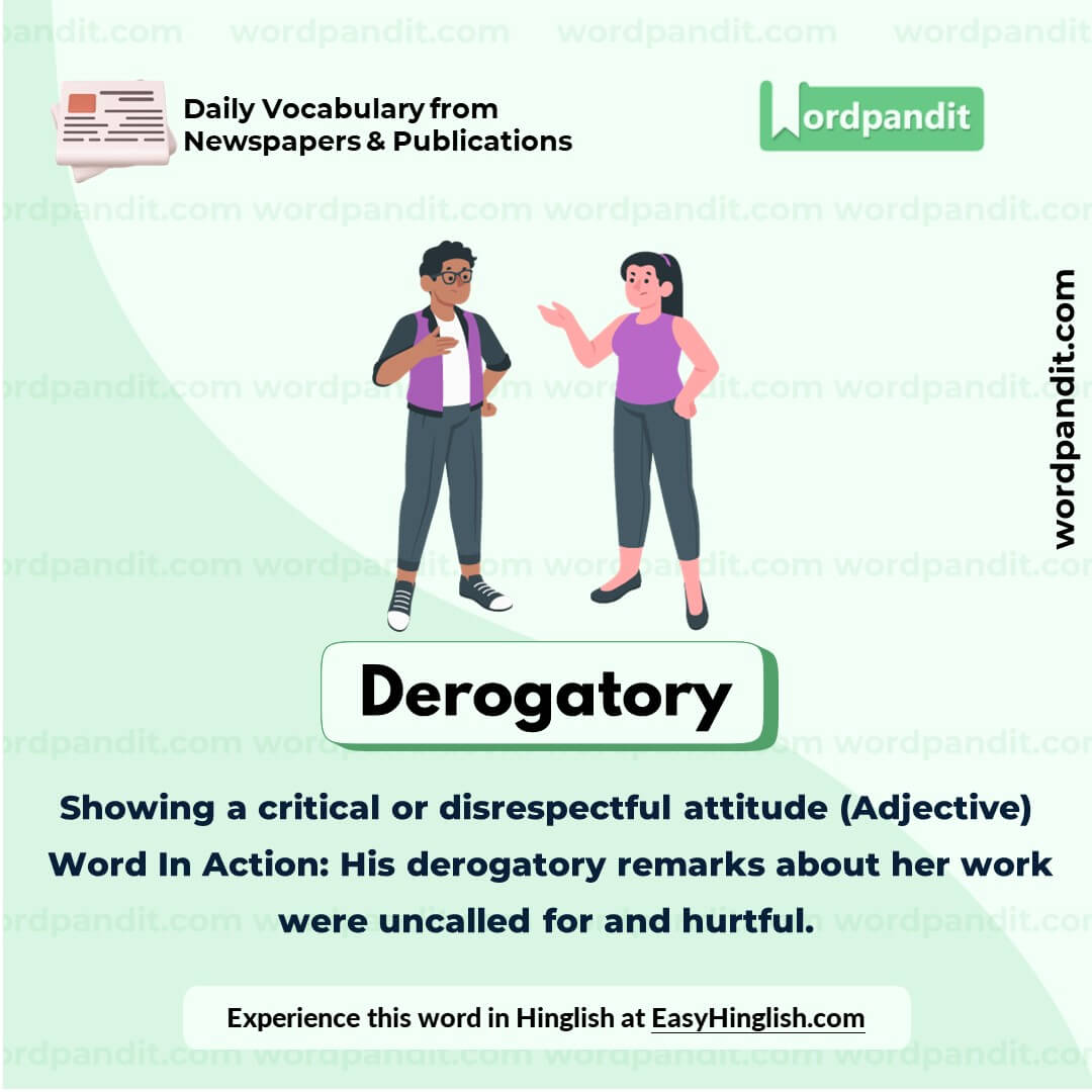 Derogatory Vocabulary Picture Derogatory Vocabulary Picture