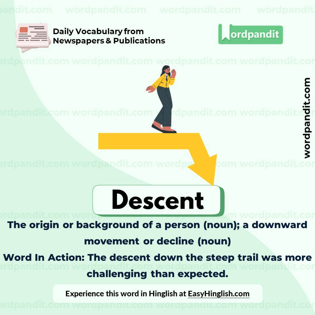 Descent Vocabulary Post Descent Vocabulary Post