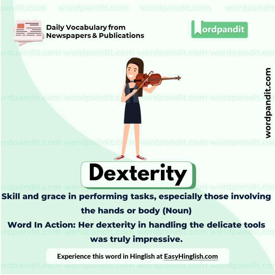Dexterity Vocabulary Picture Dexterity Vocabulary Picture