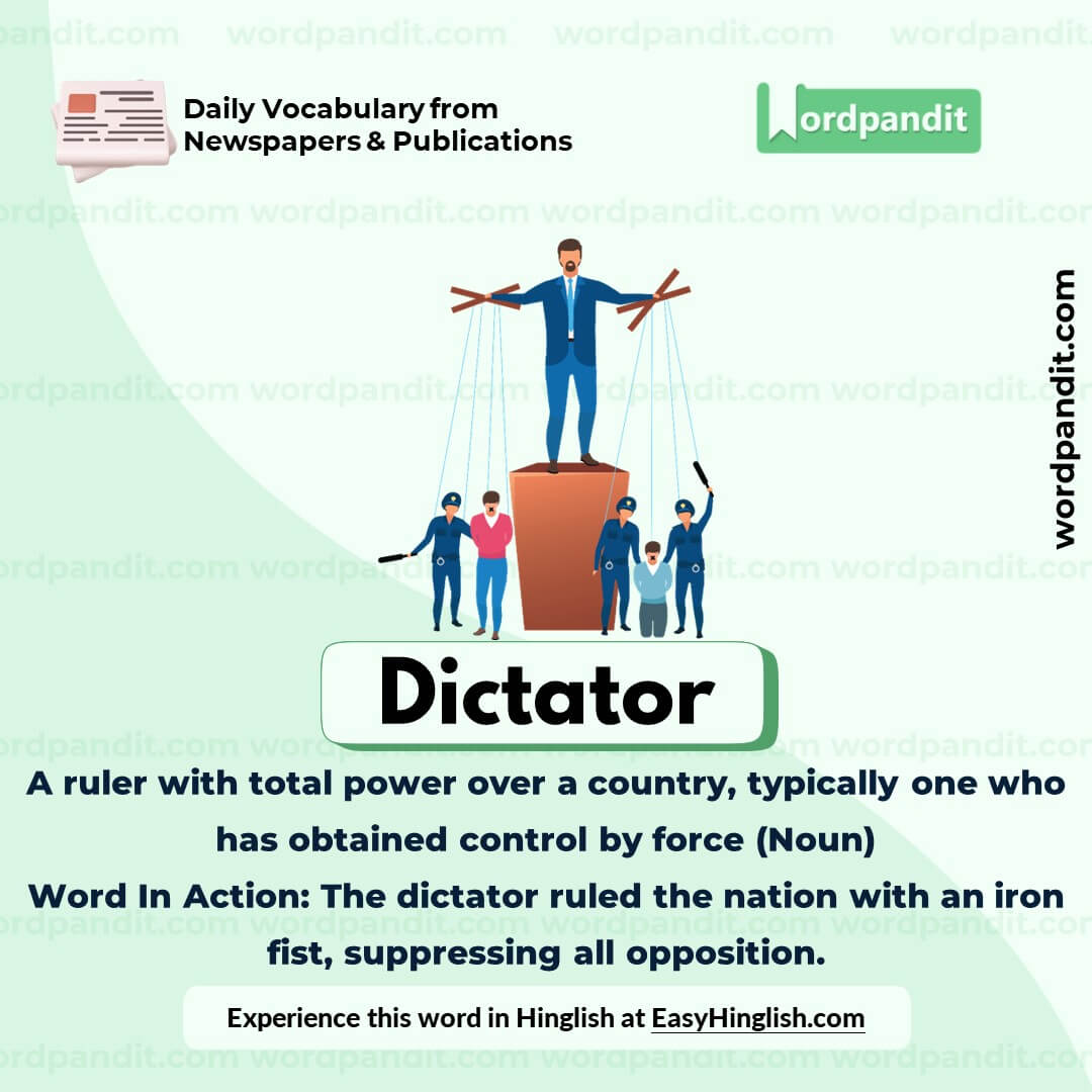 Dictator Vocabulary Post Dictator Vocabulary Post