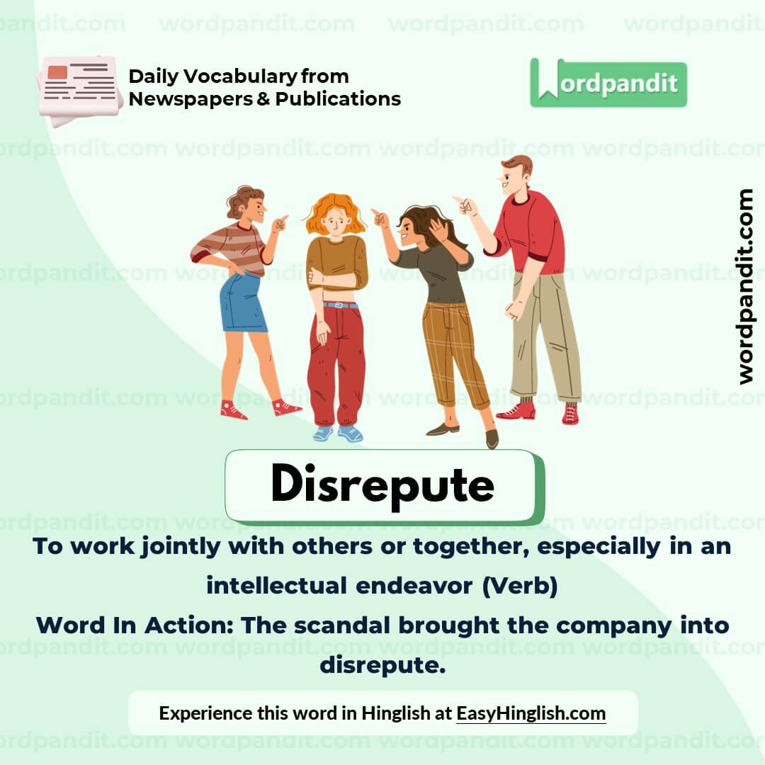 Disrepute Vocabulary Post Disrepute Vocabulary Post
