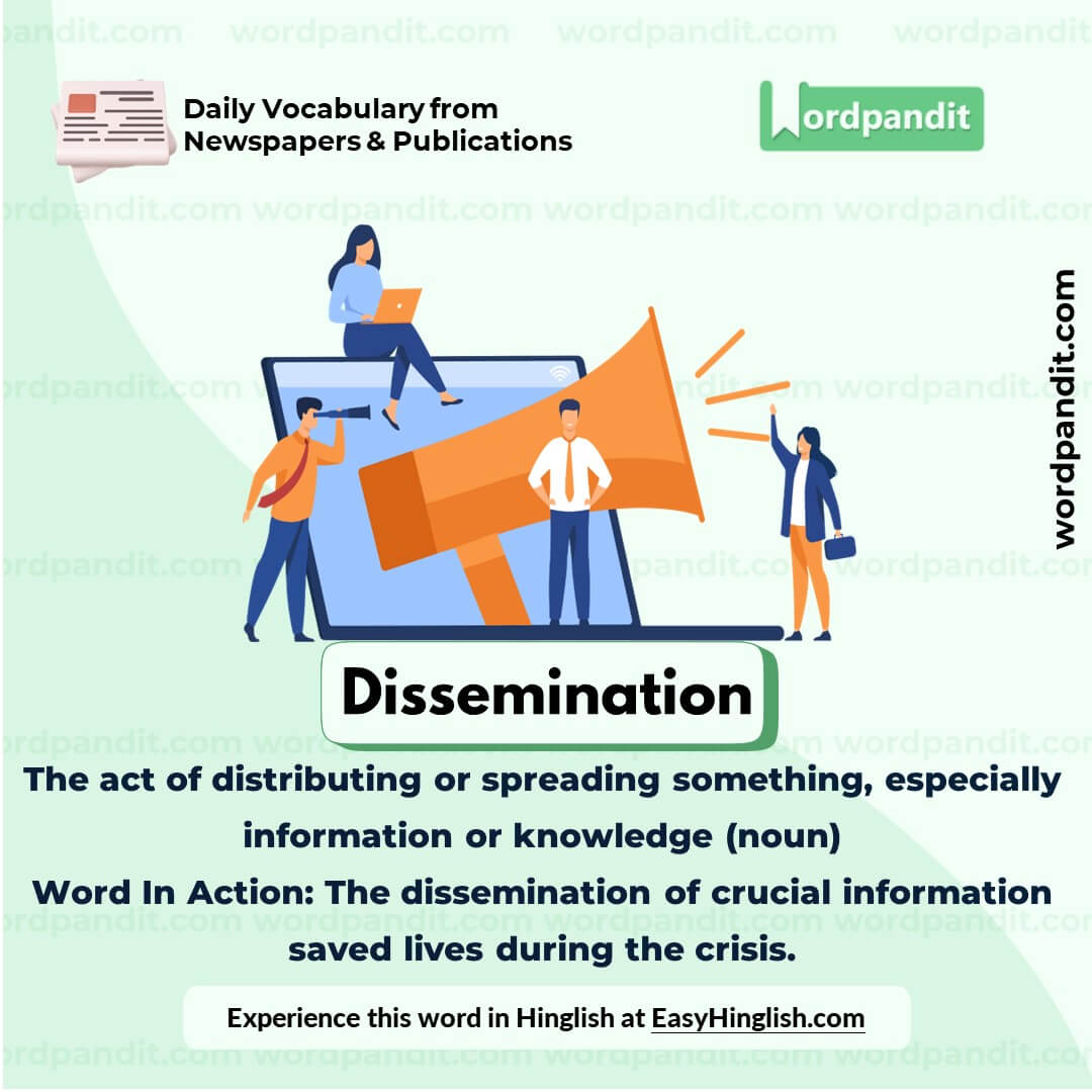 Dissemination Vocabulary Picture Dissemination Vocabulary Picture
