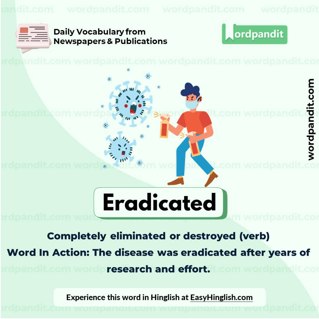 Eradicated Vocabulary Picture Eradicated Vocabulary Picture