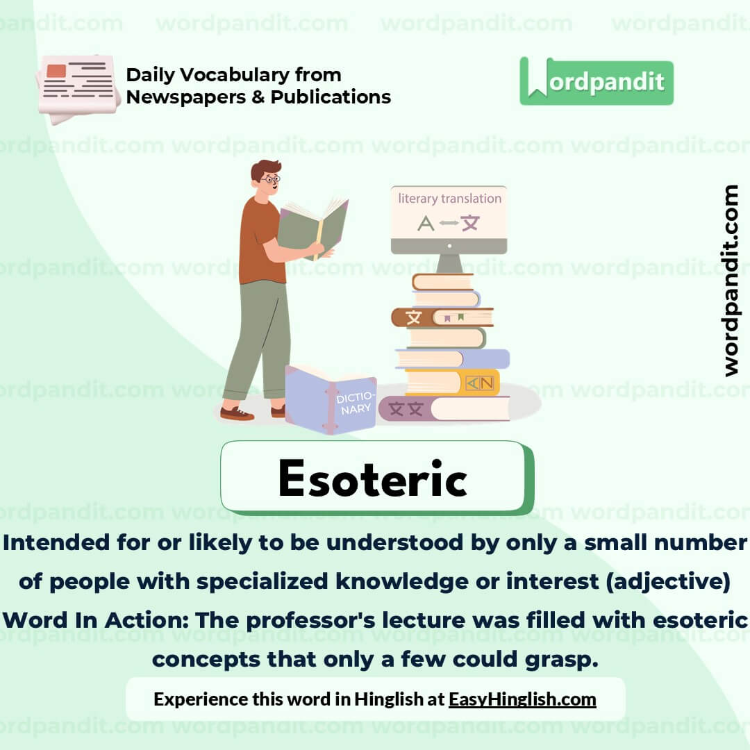 Esoteric Vocabulary Post Esoteric Vocabulary Post