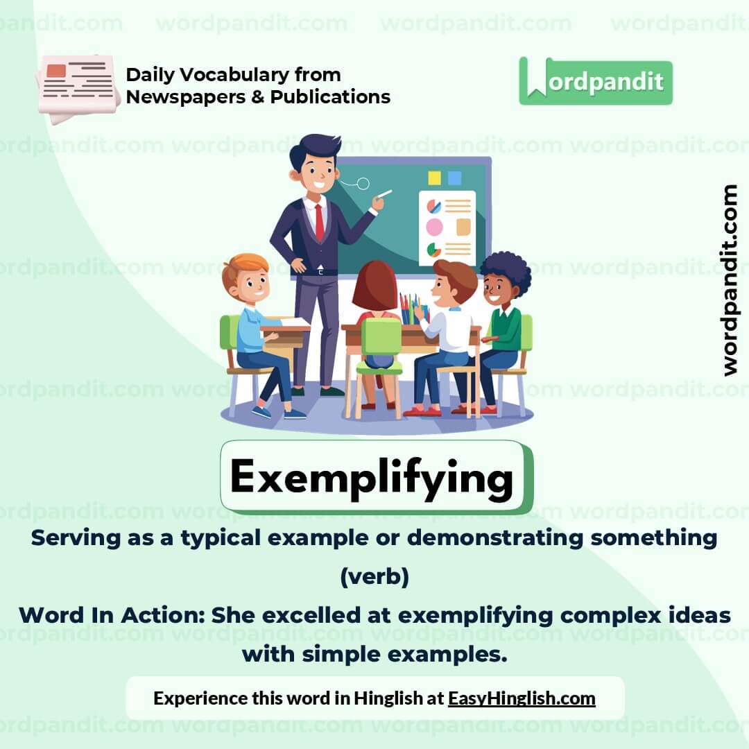 Exemplifying Vocabulary Post Exemplifying Vocabulary Post