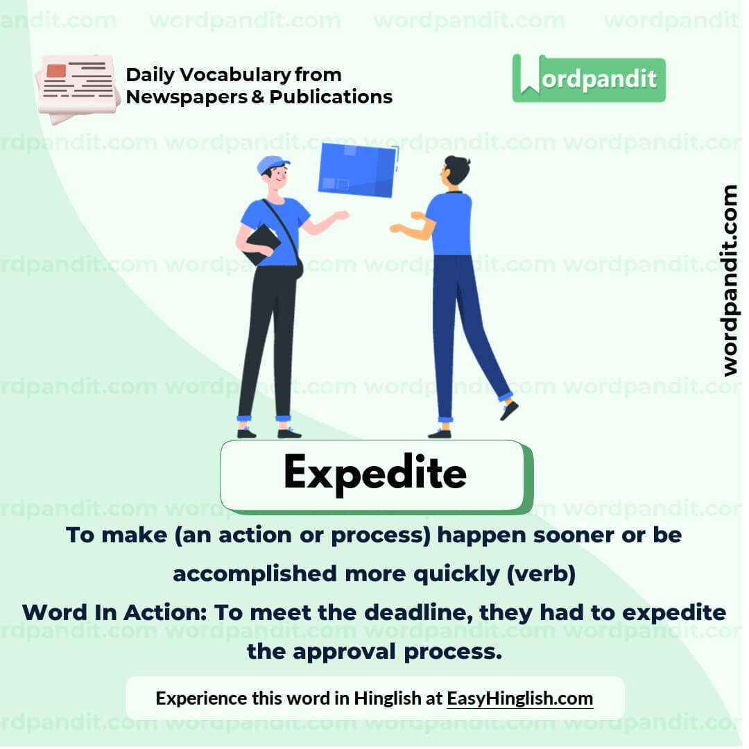 Expedite Vocabulary Picture Expedite Vocabulary Picture