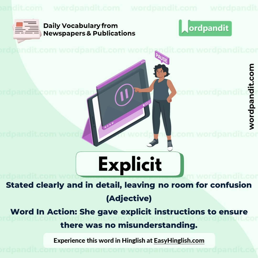 Explicit Vocabulary Post Explicit Vocabulary Post