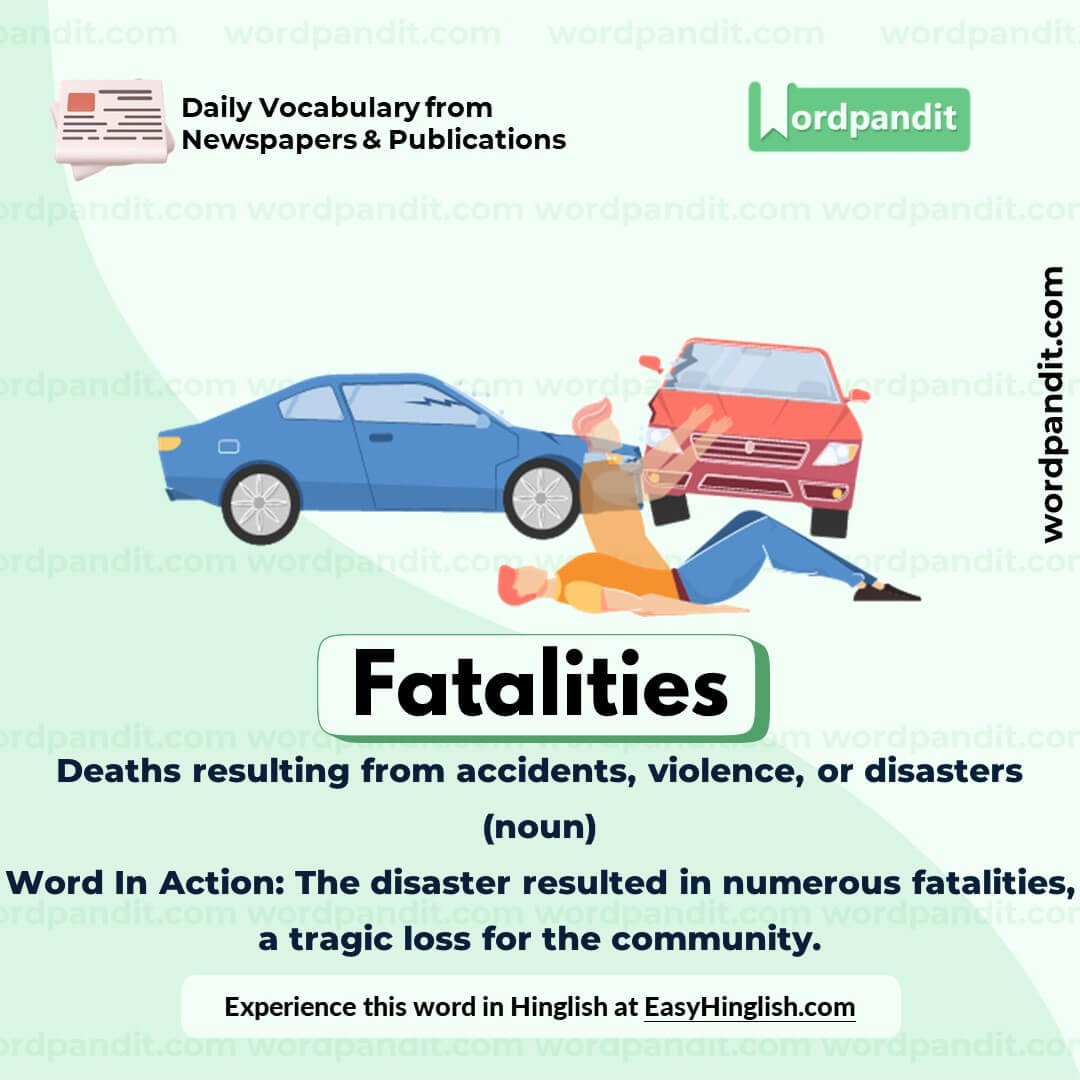 Fatalities Vocabulary Post Fatalities Vocabulary Post