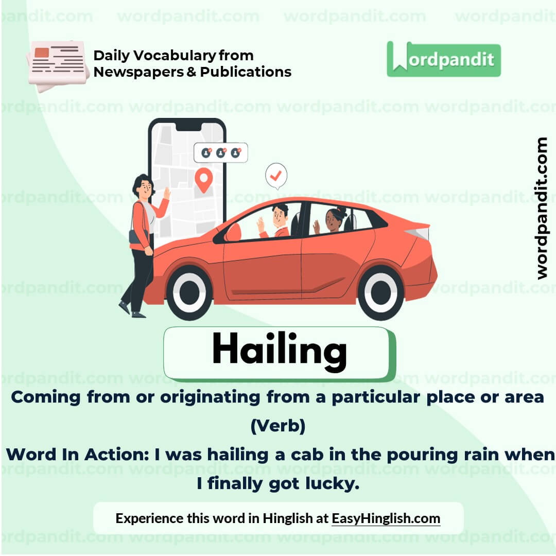 Hailing Vocabulary Picture Hailing Vocabulary Picture