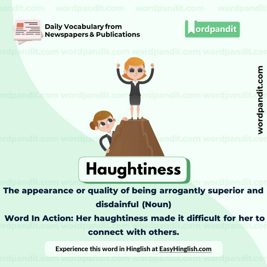 Haughtiness Vocabulary Post Haughtiness Vocabulary Post