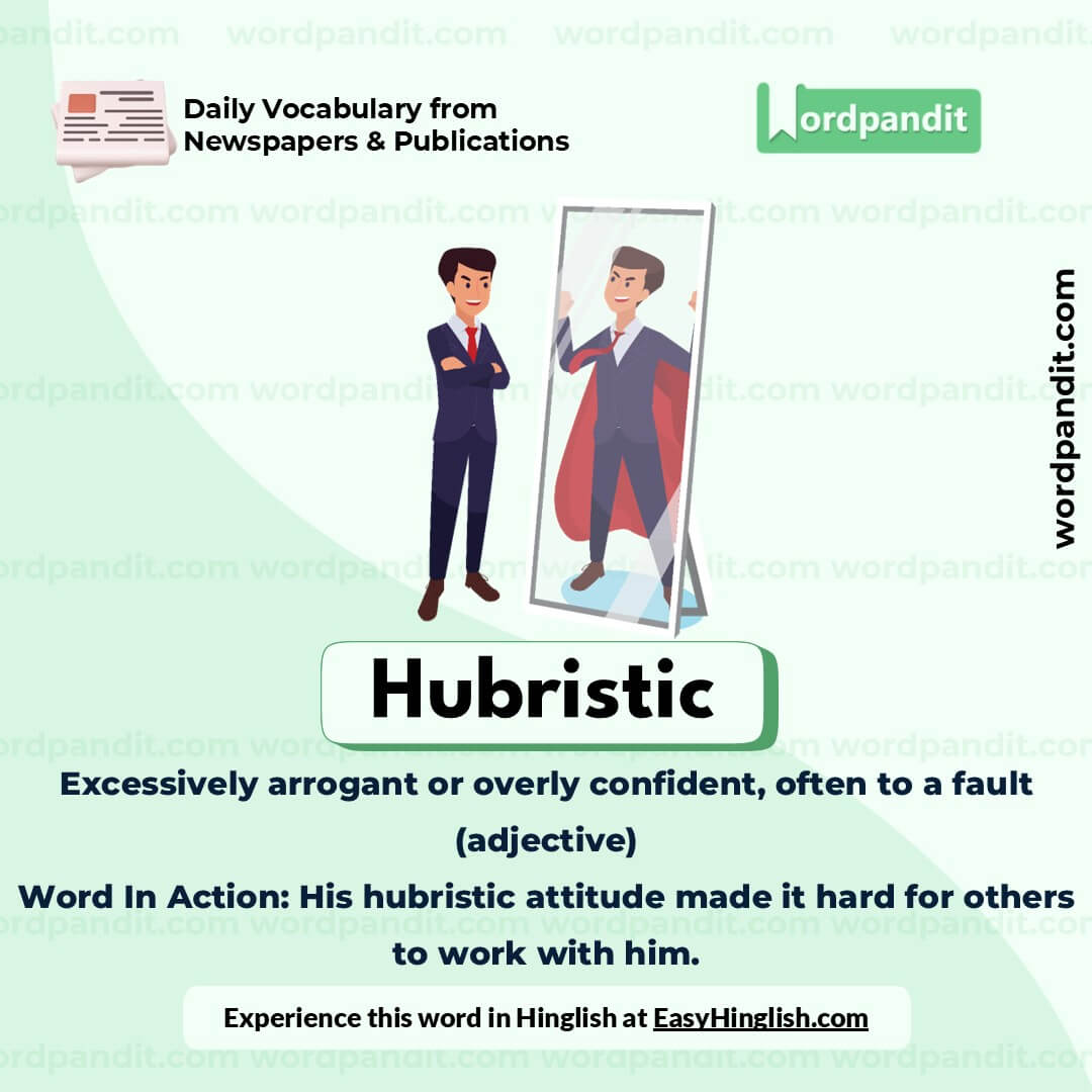 Hubristic Vocabulary Post Hubristic Vocabulary Post