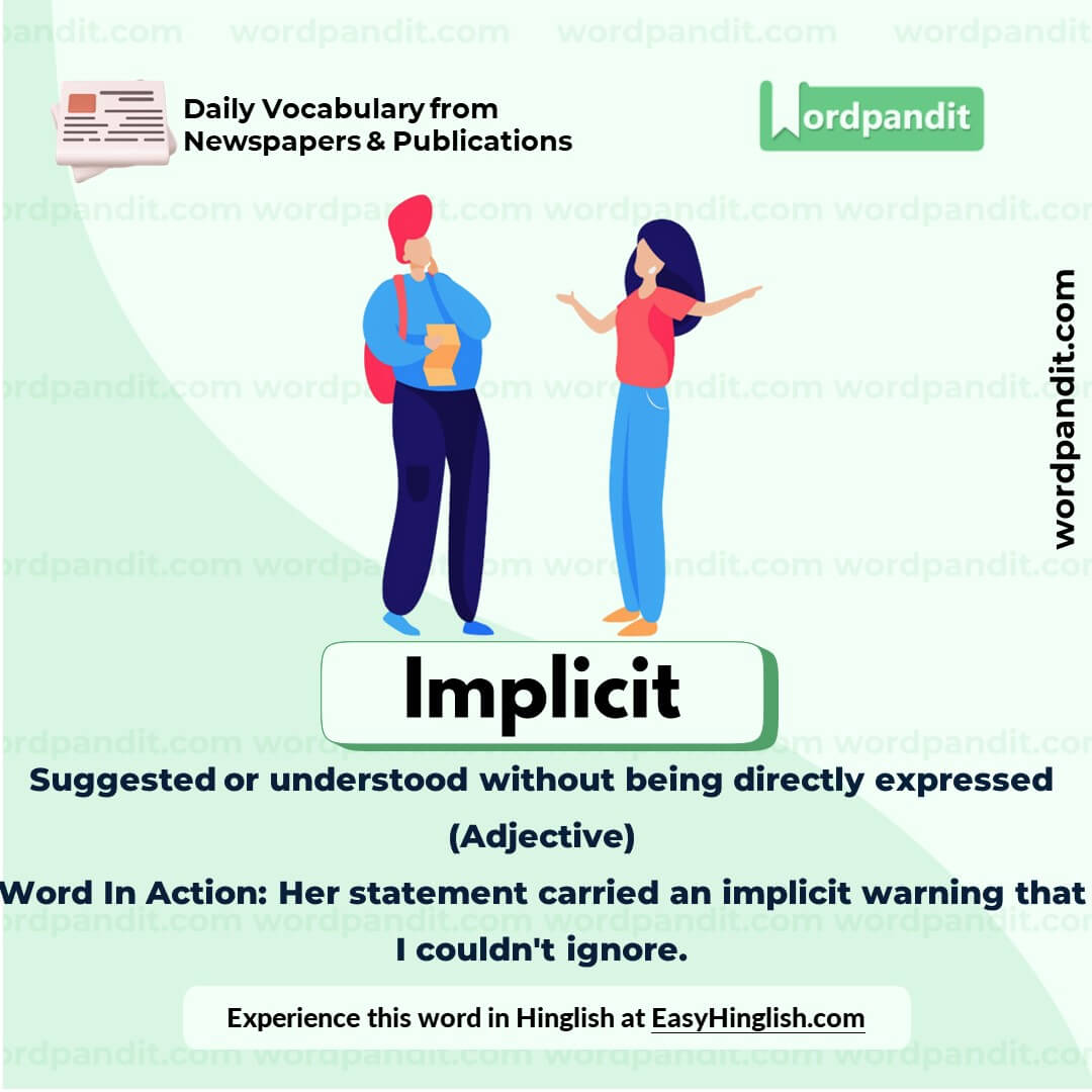 Implicit Vocabulary Picture Implicit Vocabulary Picture