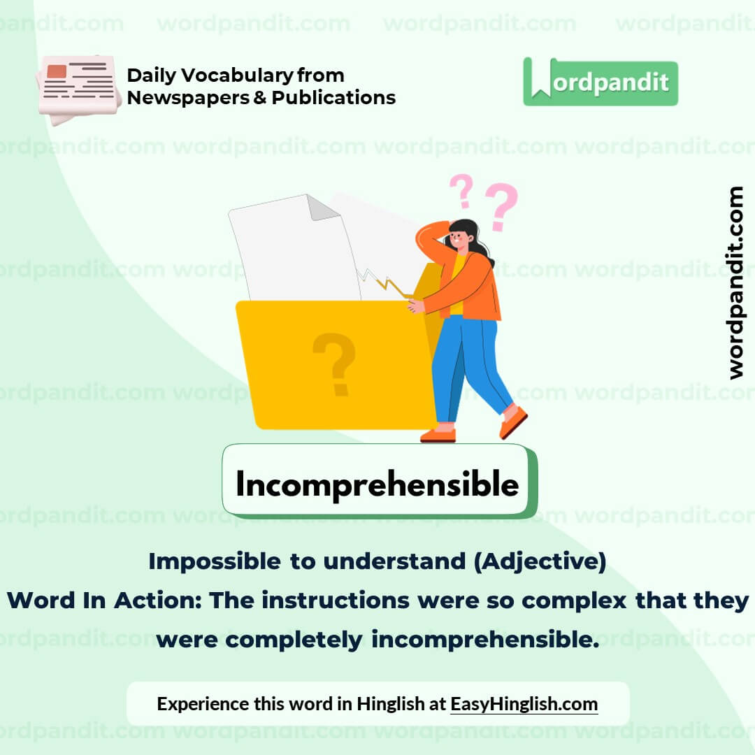 Incomprehensible Vocabulary Post Incomprehensible Vocabulary Post
