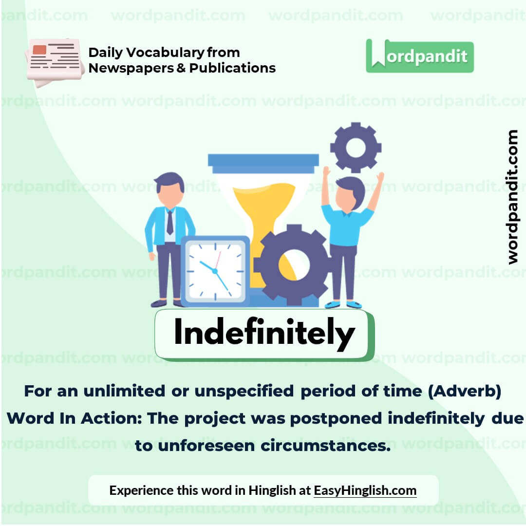 Indefinitely Vocabulary Picture Indefinitely Vocabulary Picture