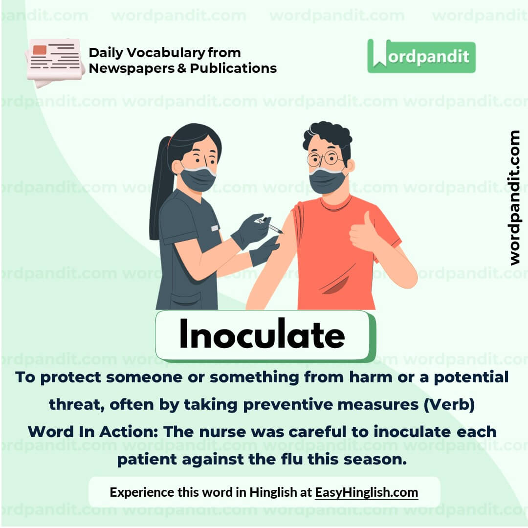 Inoculate Vocabulary Picture Inoculate Vocabulary Picture