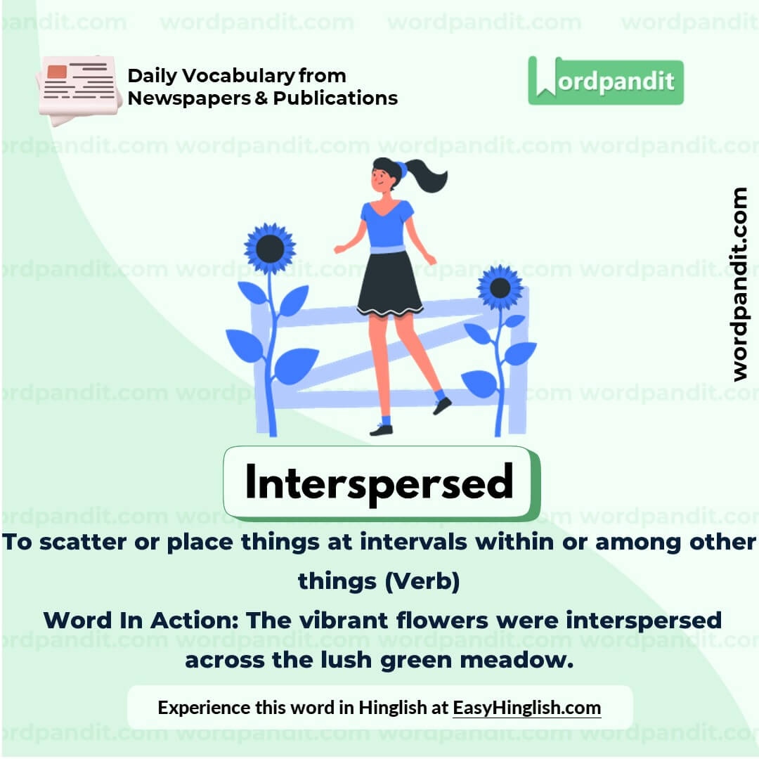 Interspersed Vocabulary Picture Interspersed Vocabulary Picture