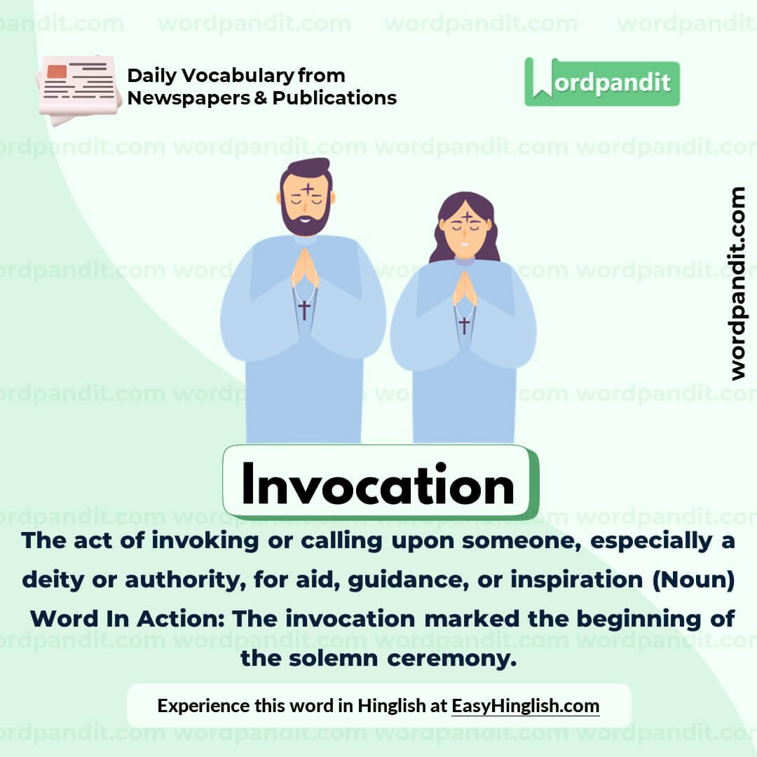 Invocation Vocabulary Post Invocation Vocabulary Post