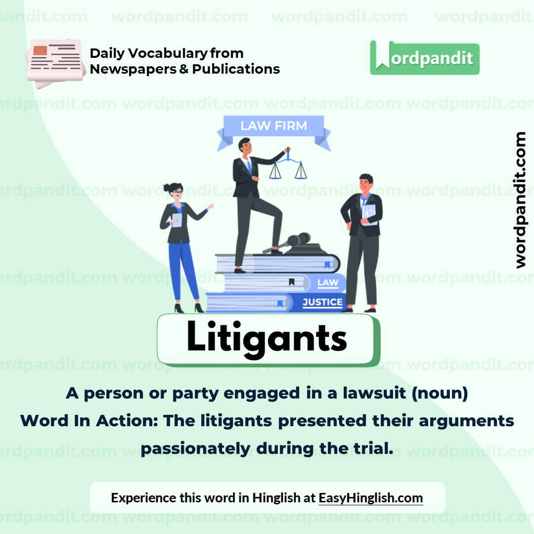 Litigants Vocabulary Post Litigants Vocabulary Post