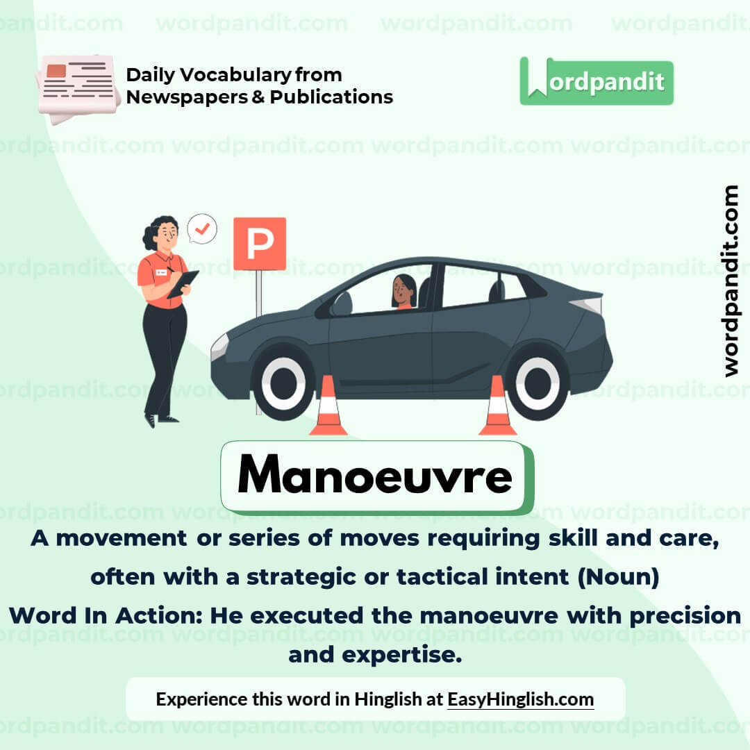 Manoeuvre Vocabulary Post Manoeuvre Vocabulary Post