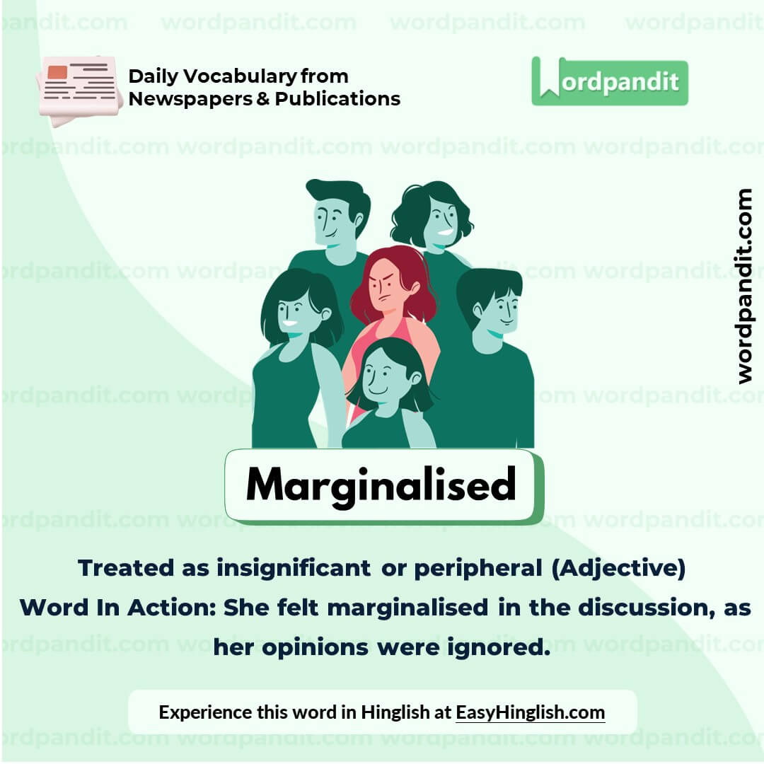 Marginalised Vocabulary Picture Marginalised Vocabulary Picture