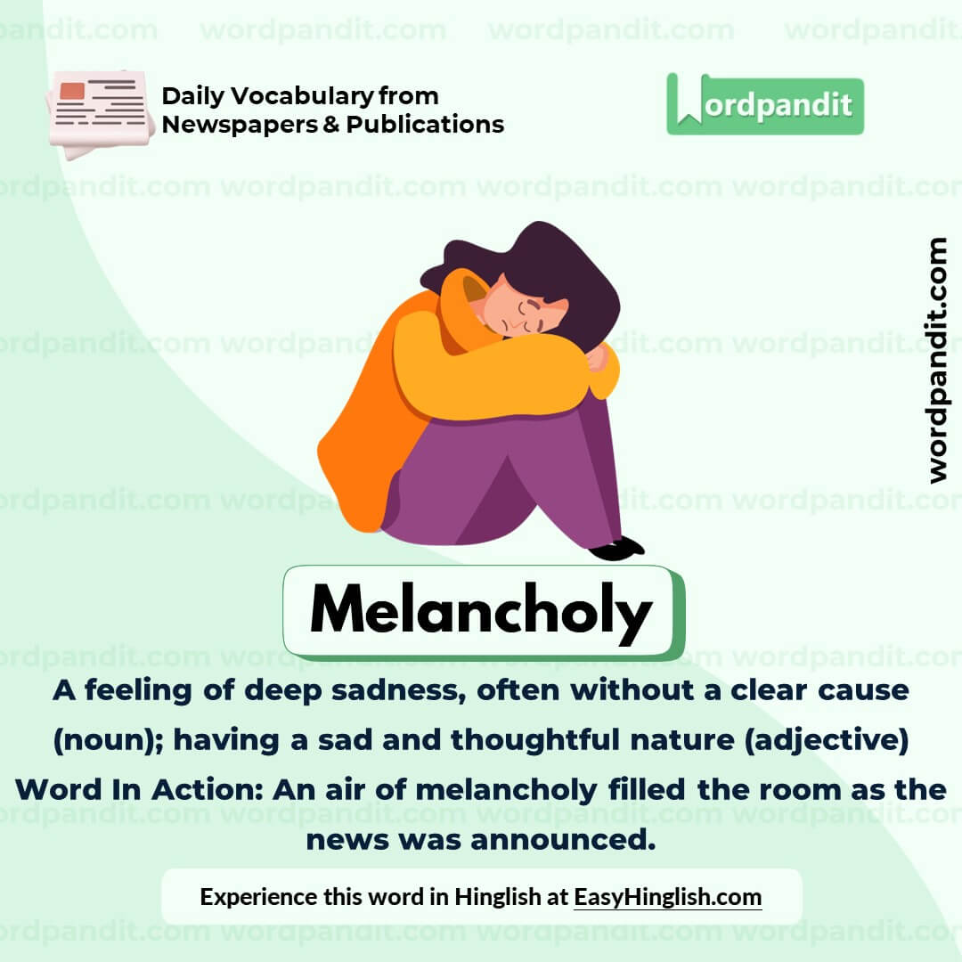 Melancholy Vocabulary Post Melancholy Vocabulary Post