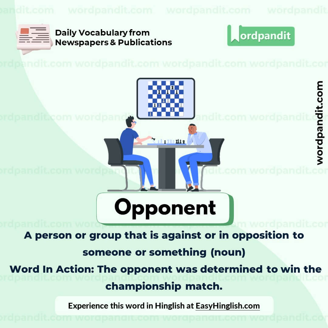 Opponent Vocabulary Post Opponent Vocabulary Post