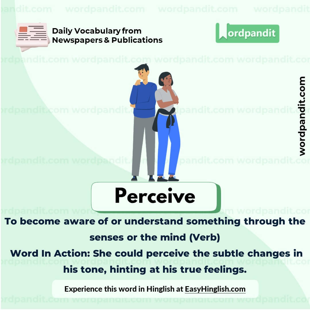 Perceive Vocabulary Picture Perceive Vocabulary Picture