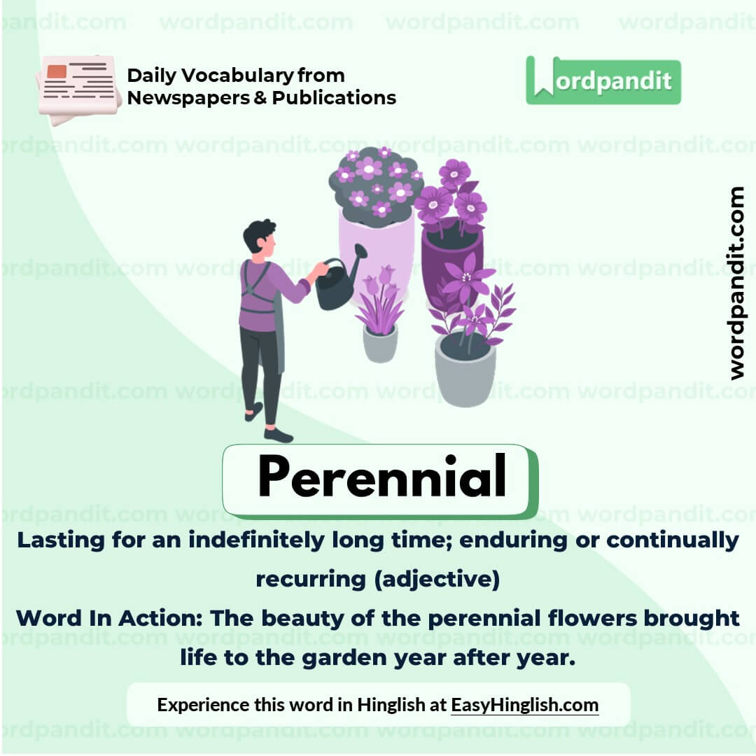 Perennial Vocabulary Picture Perennial Vocabulary Picture