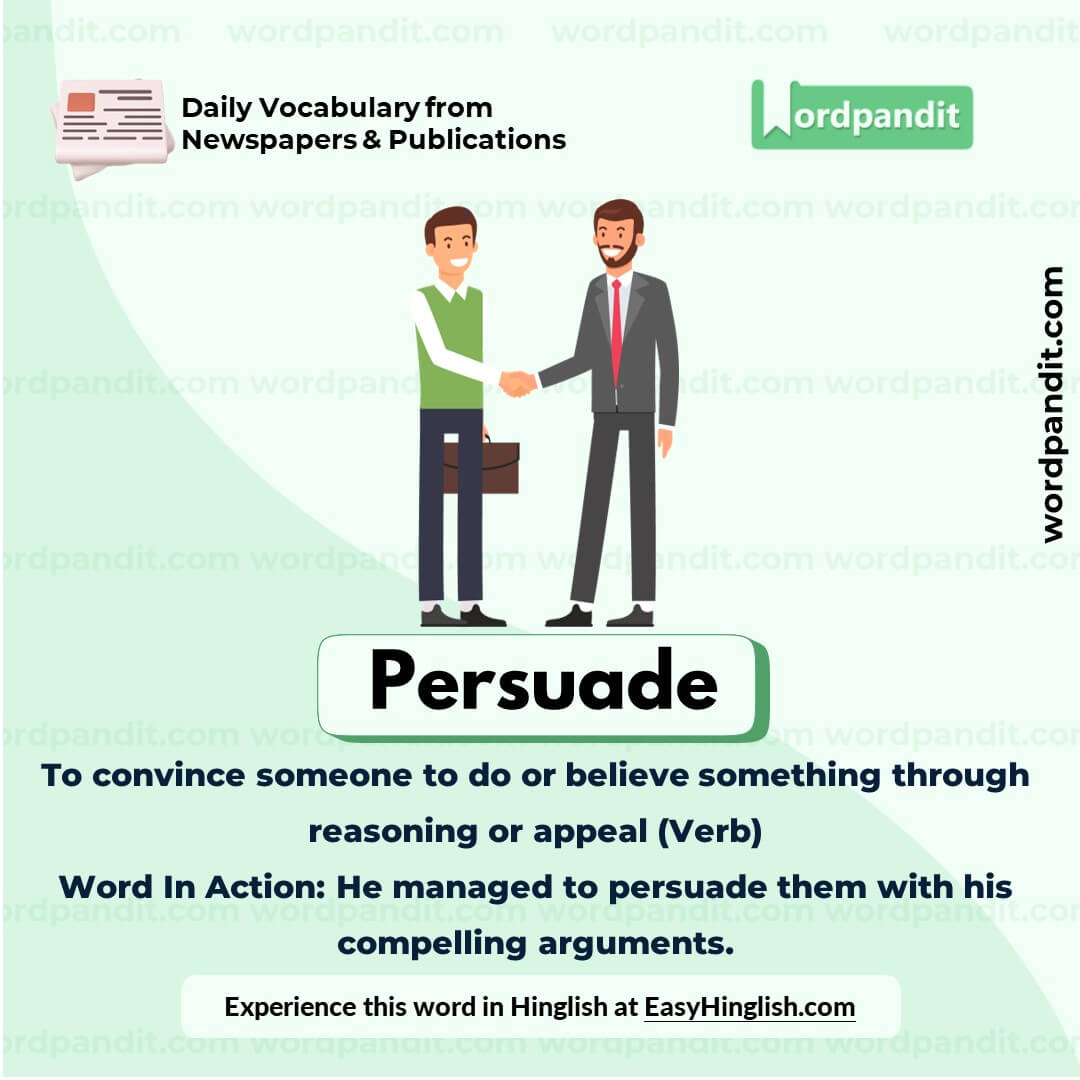 Persuade Vocabulary Picture Persuade Vocabulary Picture