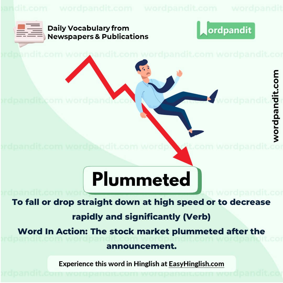 Plummeted Vocabulary Picture Plummeted Vocabulary Picture