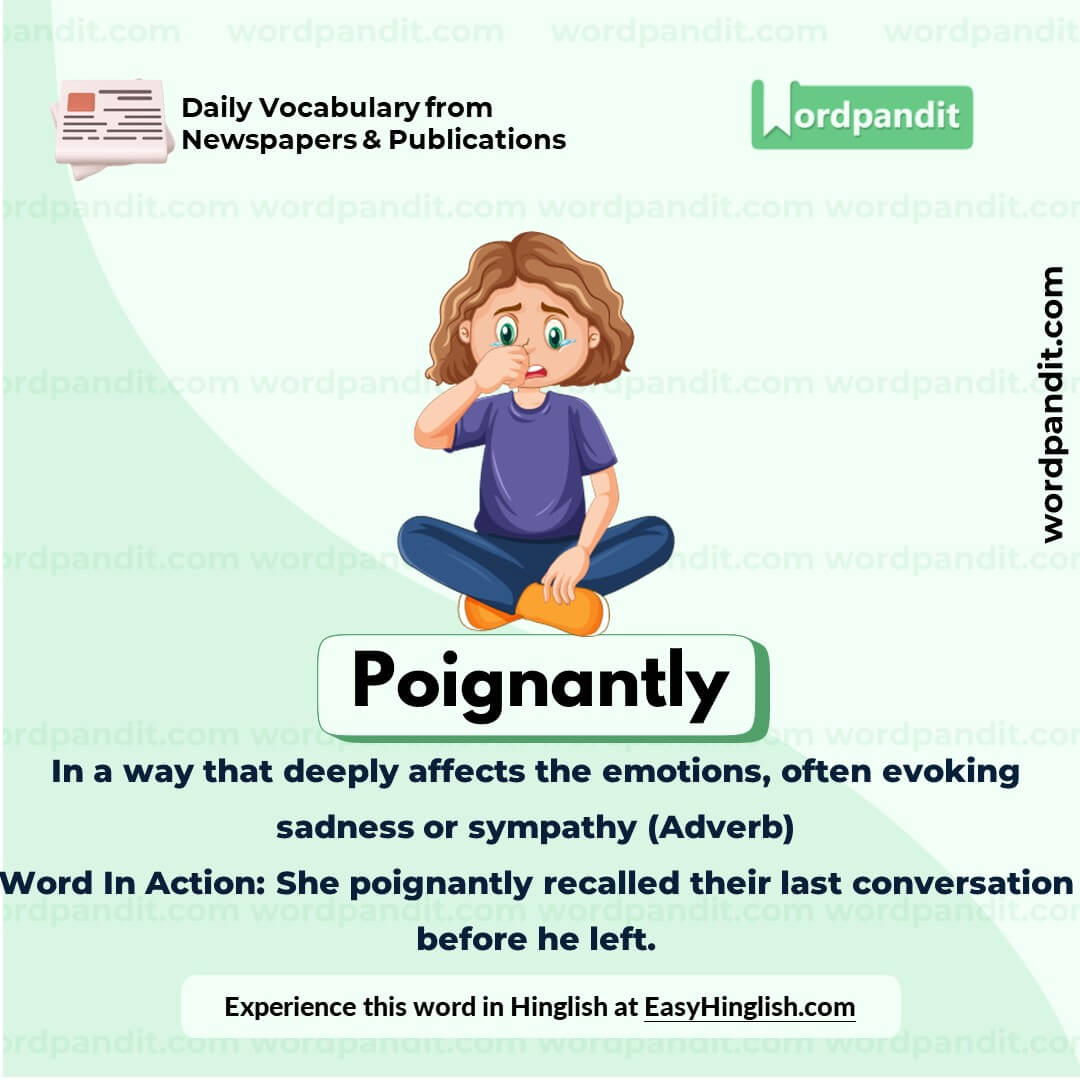 Poignantly Vocabulary Picture Poignantly Vocabulary Picture