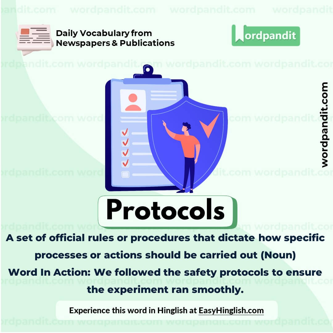 Protocols Vocabulary Picture Protocols Vocabulary Picture