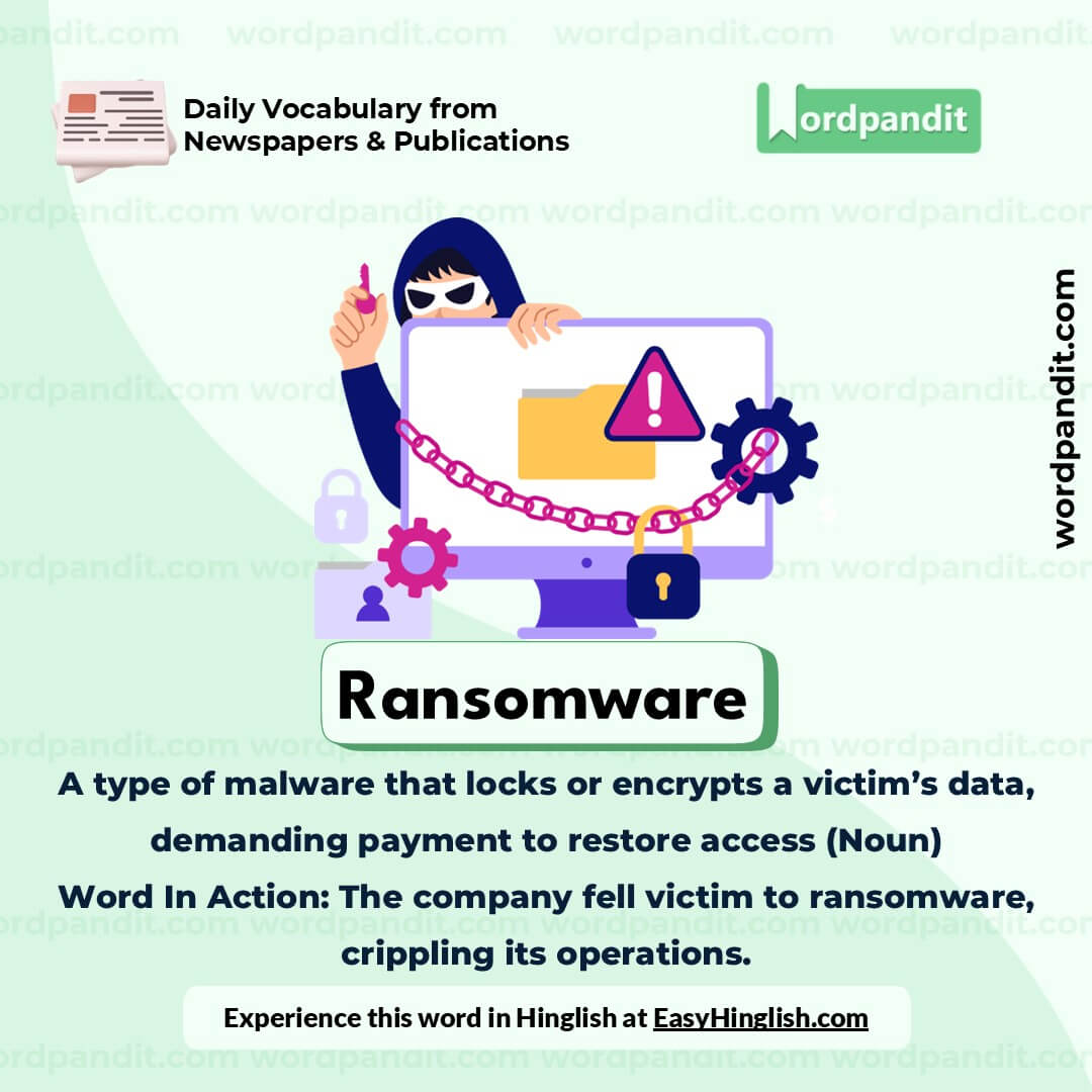 Ransomware Vocabulary Post Ransomware Vocabulary Post