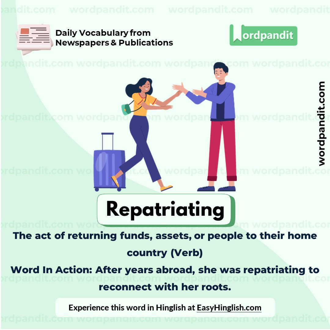 Repatriating Vocabulary Picture Repatriating Vocabulary Picture