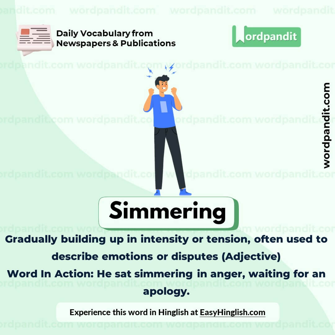 Simmering Vocabulary Picture Simmering Vocabulary Picture