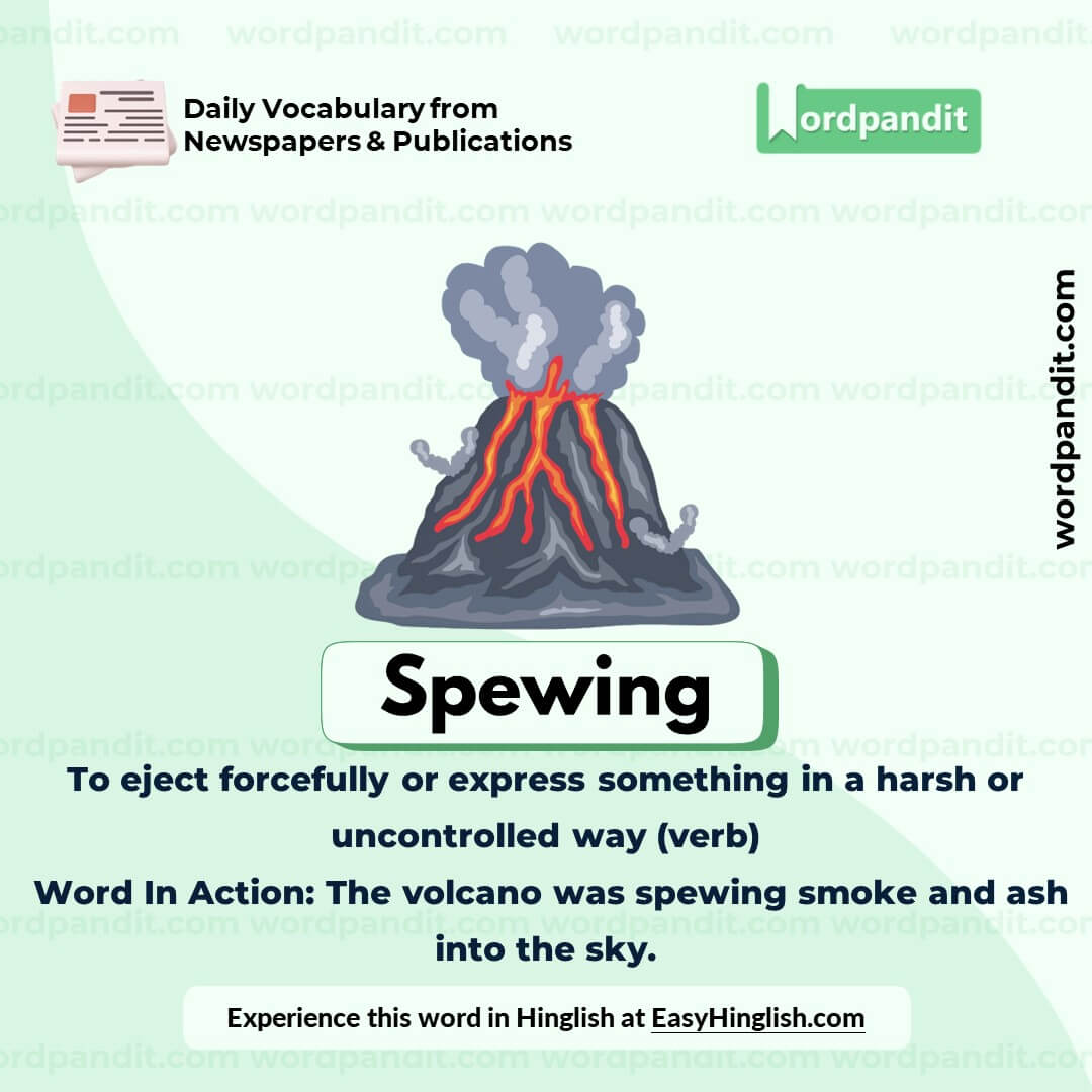 Spewing Vocabulary Post Spewing Vocabulary Post