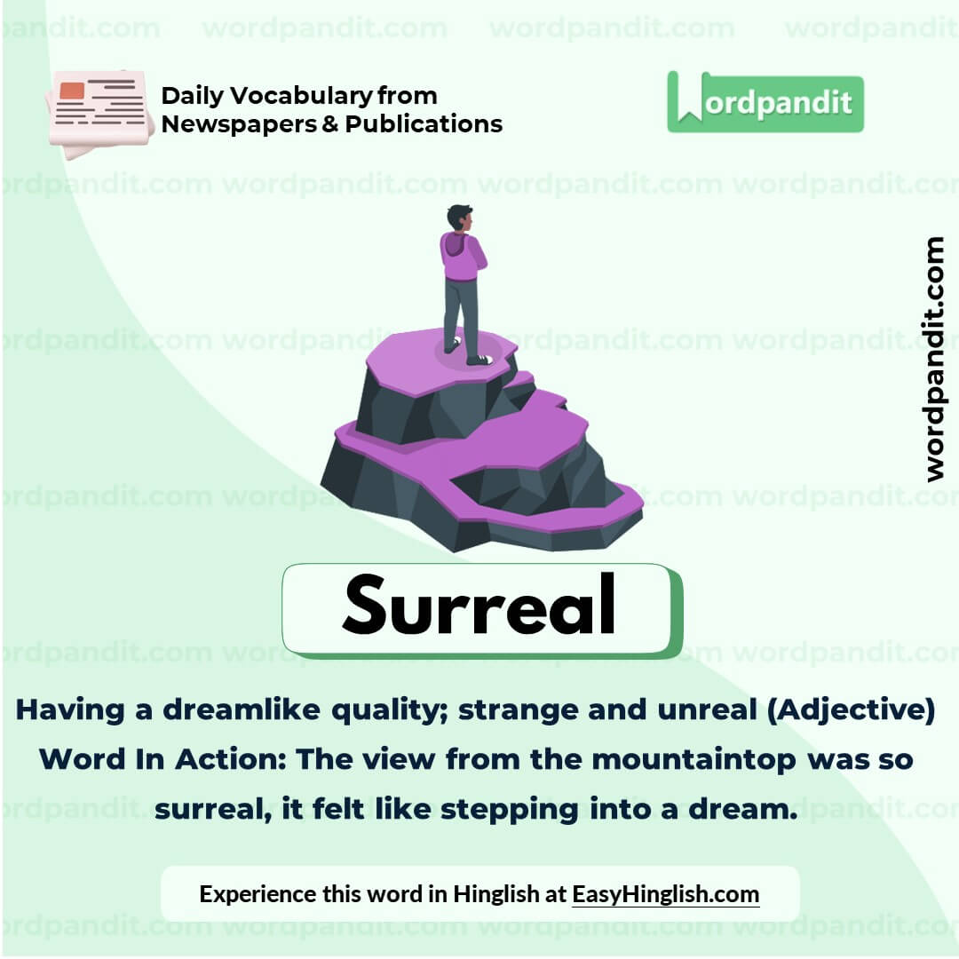 Surreal Vocabulary Picture Surreal Vocabulary Picture