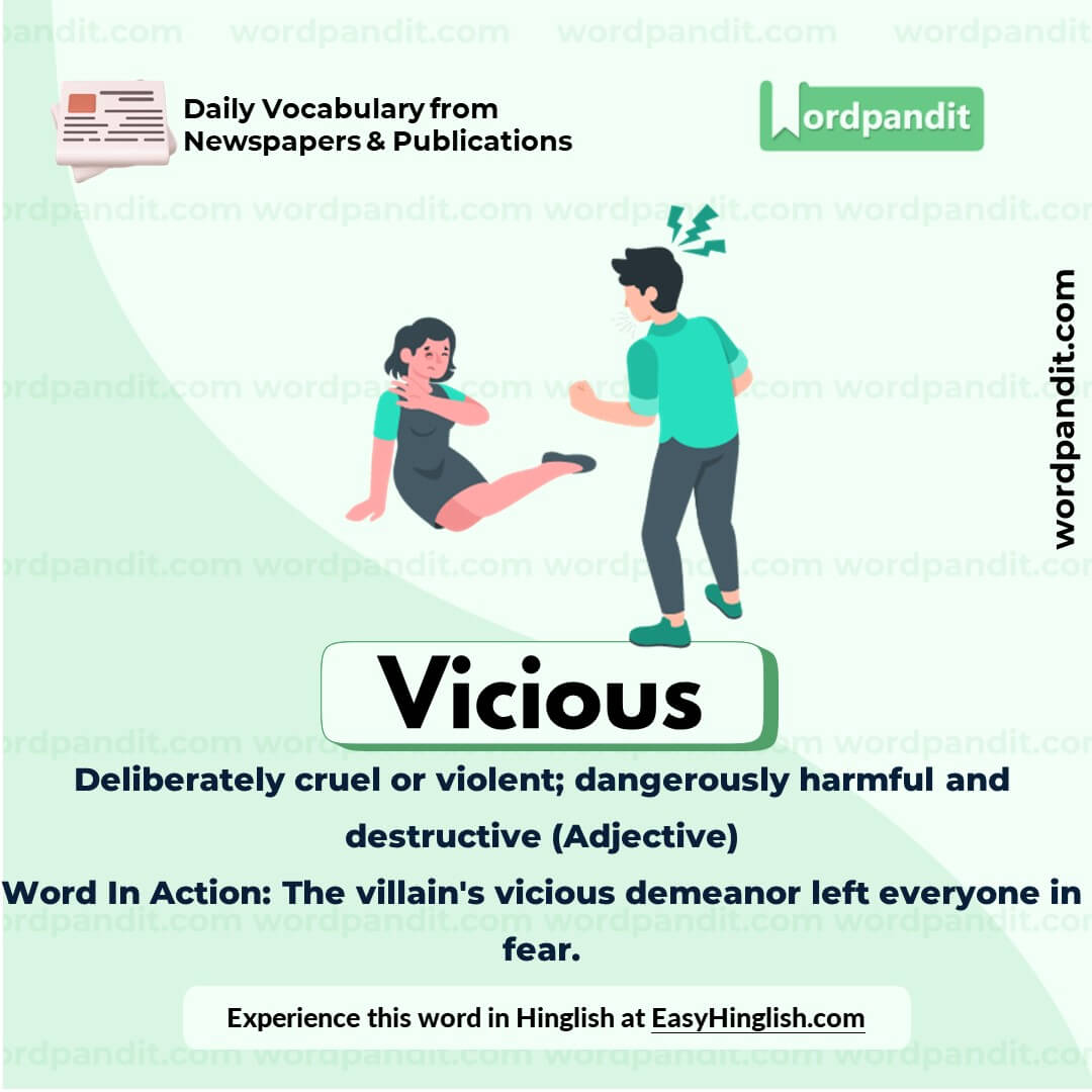 Vicious Vocabulary Picture Vicious Vocabulary Picture