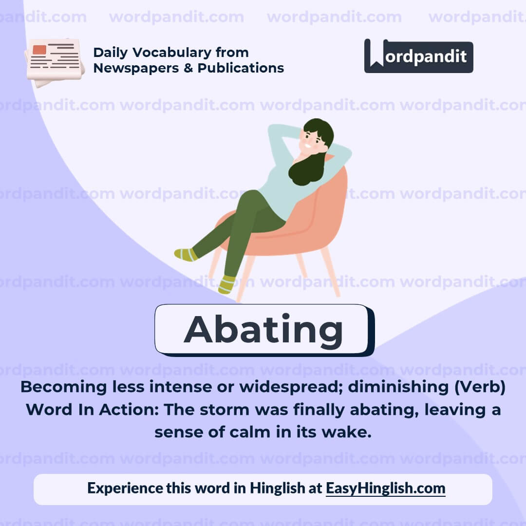 Abating Vocabulary Post
