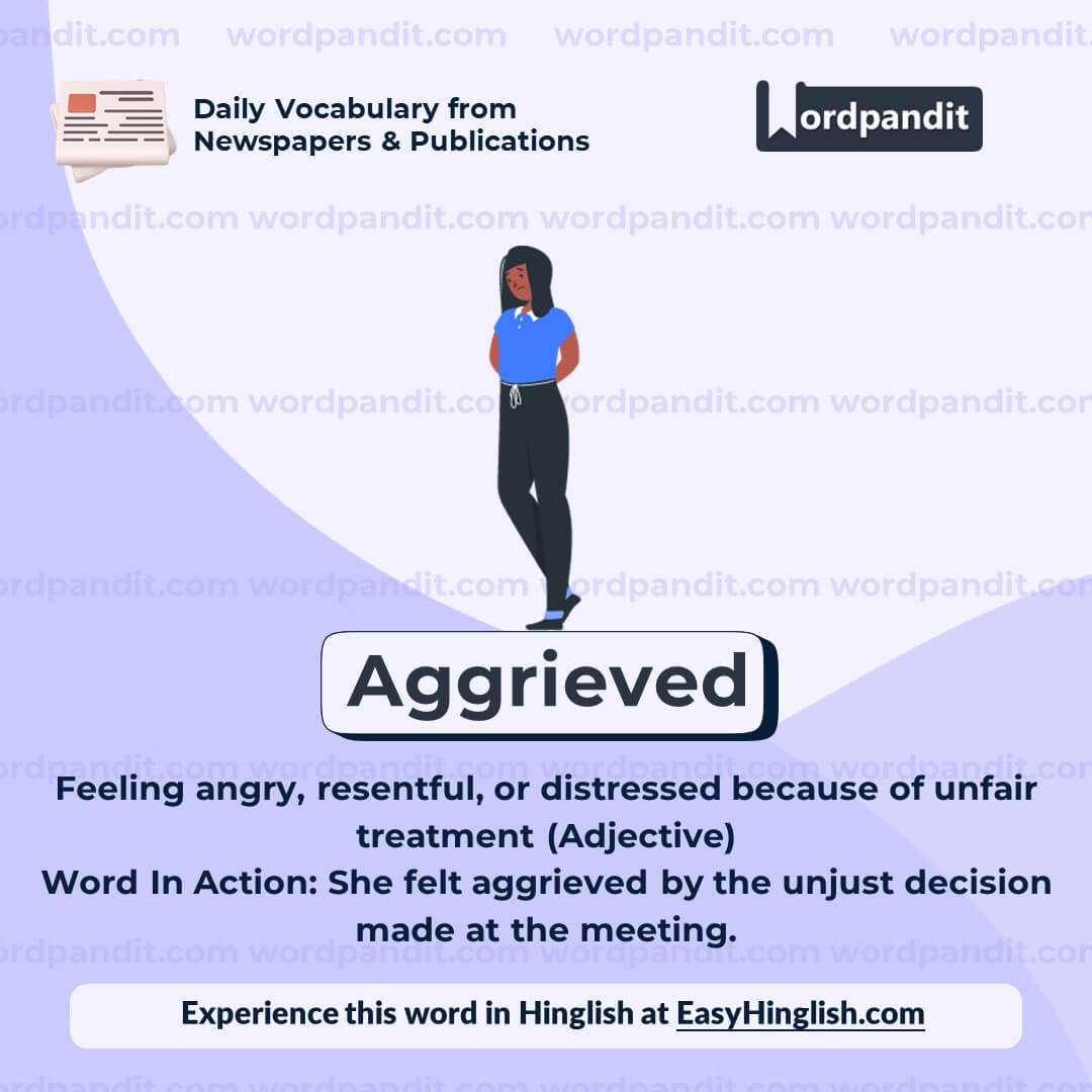 Aggrieved Vocabulary Post Aggrieved Vocabulary Post