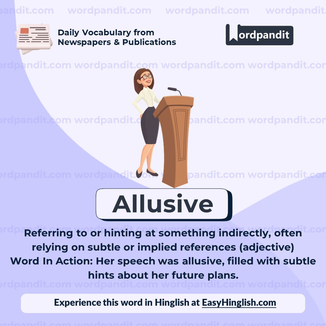 Allusive Vocabulary Post