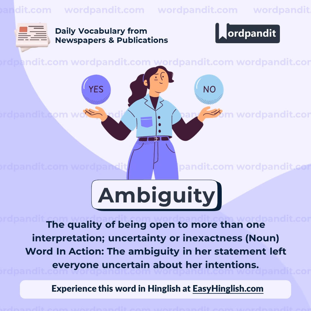 Ambiguity Vocabulary Post Ambiguity Vocabulary Post