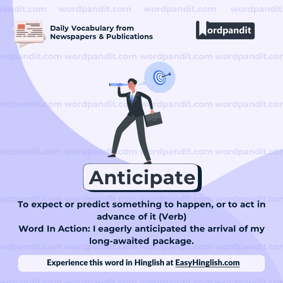 Anticipate Vocabulary Post