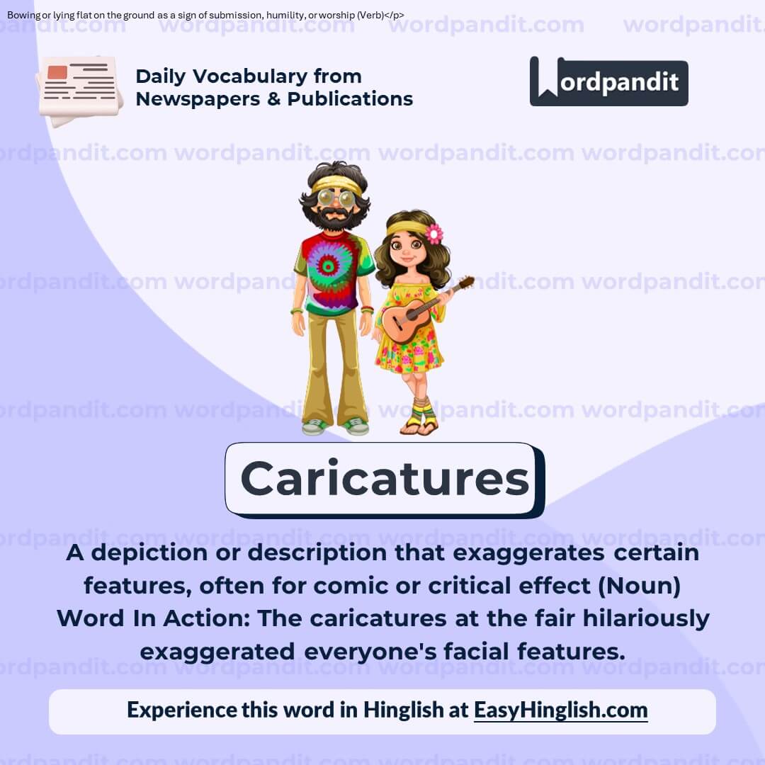 Caricatures Vocabulary Post Caricatures Vocabulary Post